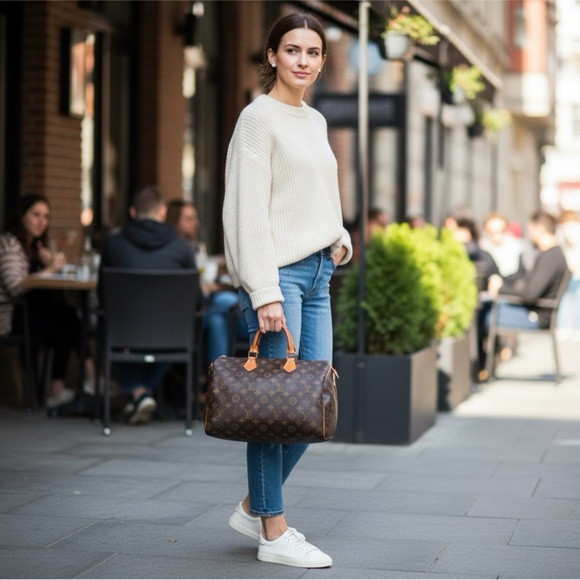 Louis Vuitton Handbags - Louis Vuitton Monogram Speedy 35 hand bag